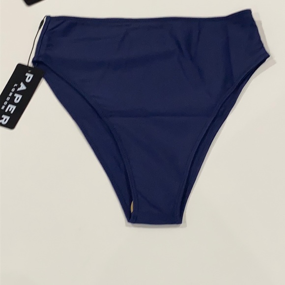 PAPER LONDON SET TIDE OF YOUR LIFE STEPHANIE HIGH-WAISTED BIKINI M - Picture 12 of 16